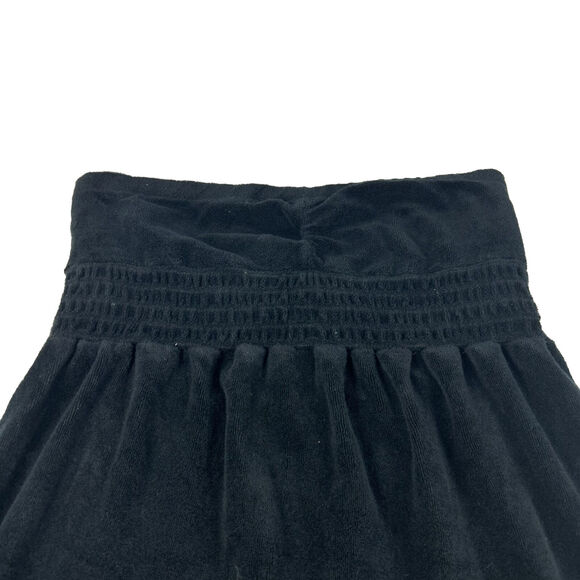 bebe Dress Swimwear Cover XS Black Ruffles Circle B Sleeveless Mini Y2k - Picture 3 of 11